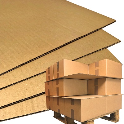 25 x Cardboard Layer Pads Sheets 1000x1200mm - Single Wall